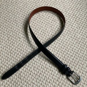 Vintage Coach Black Leather Belt